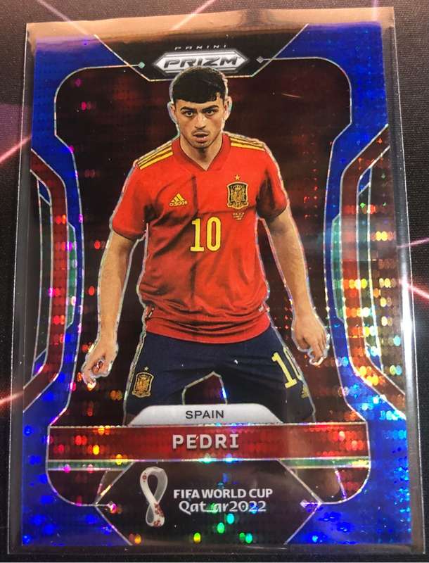 Pedri NUMBERED out of 49 Prizm World Cup 2022 Soccer trading card