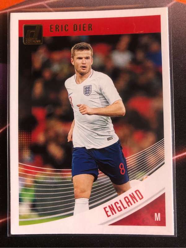 Eric Dier RARE 2018 Donruss Soccer trading card