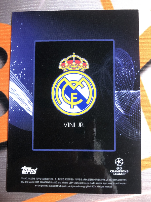 Vini Jnr Topps Knockout 2022 Soccer trading card