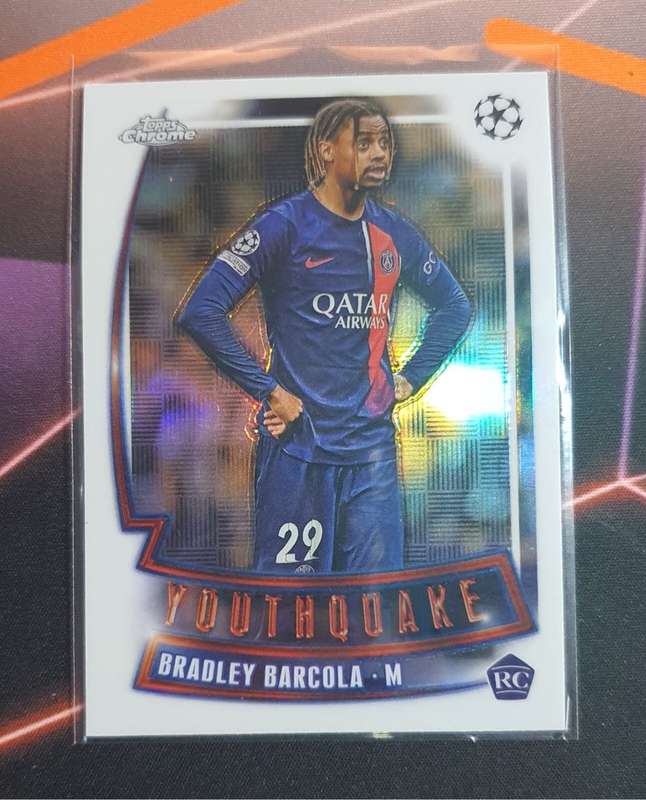 Bradley Barcola ROOKIE super RARE Youthquake insert 2024