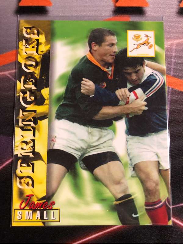 James Small RARE Springbok 1997 Rugby trading card