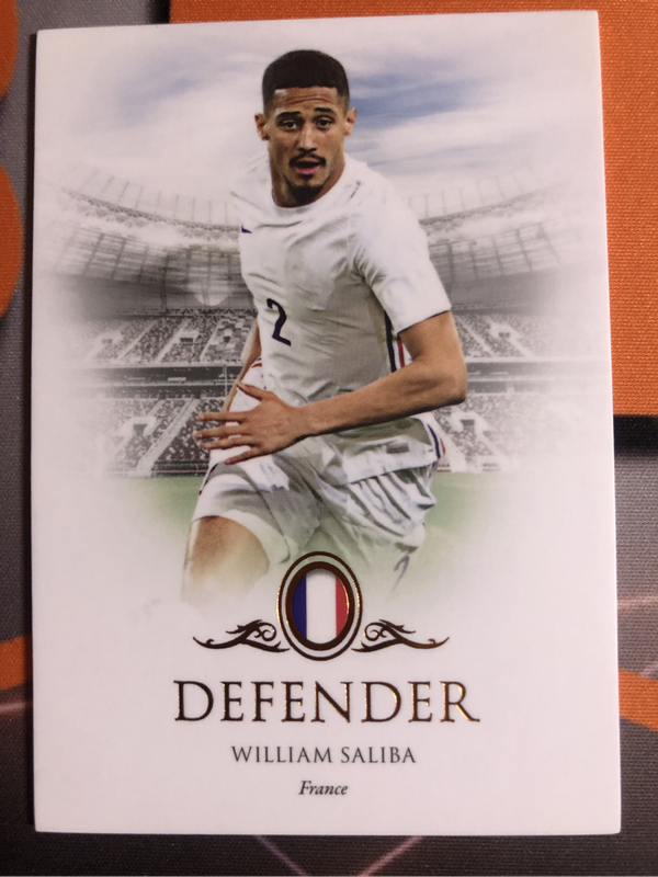 William Saliba Numbered out of 62 FUTERA High end soccer trading card