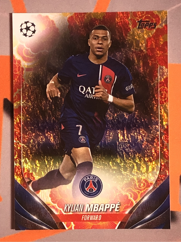 Kylian Mbappe NUMBERED out of 150 DRAGON Soccer trading card