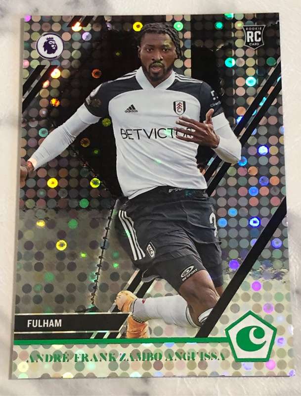 Zambo Anguissa ROOKIE Disco variation 2020 Soccer trading card