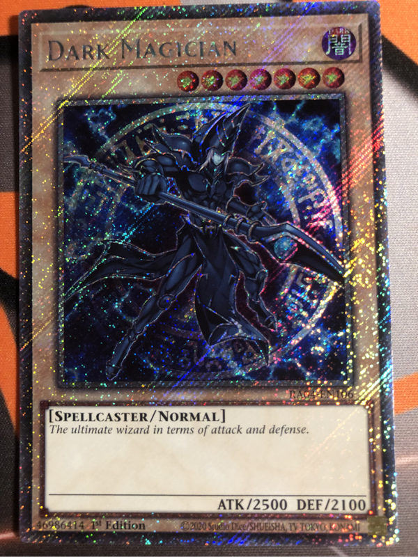 Dark Magician Quarter Century RA04-EN106 Yugioh trading card 