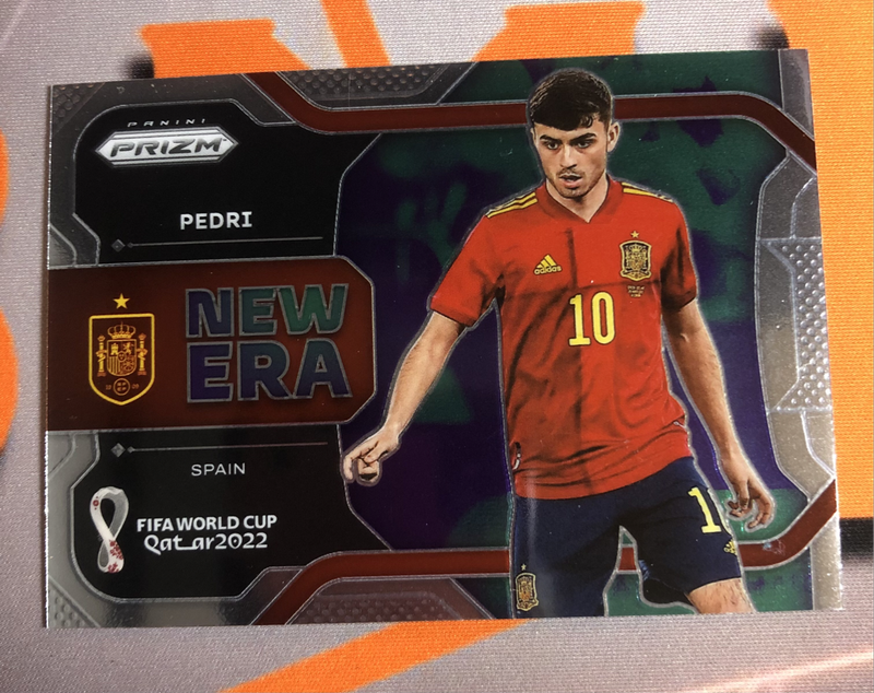 Pedri Very RARE World Cup PRIZM 2022 soccer trading card