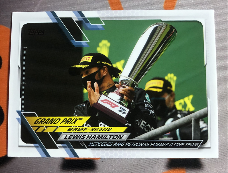Lewis Hamilton RARE Formula One 2021 F1 Topps Chrome trading card