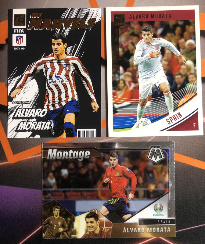 Alvaro Morata RARE Bundle of 3 Soccer trading cards