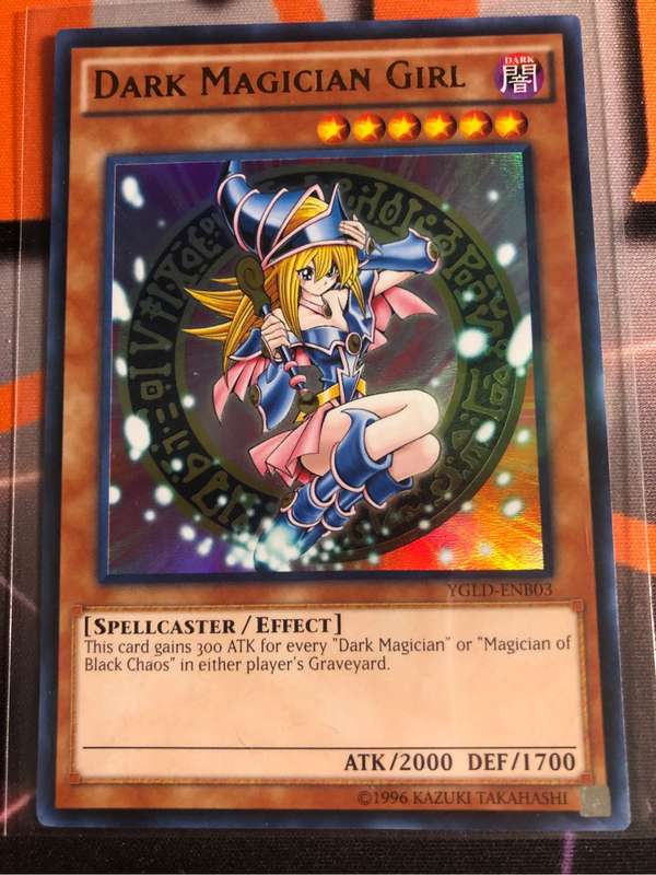 Dark Magician Girl YGLD-ENB03 Ultra Rare YuGiOh trading card