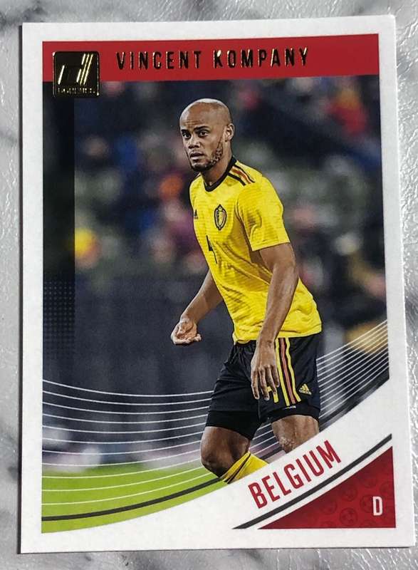 Vincent Kompany super RARE 2019 Donruss Soccer trading card