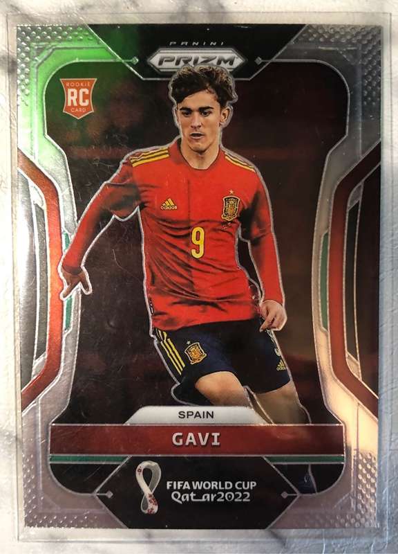Gavi ROOKIE 2022 PRIZM World Cup soccer trading card