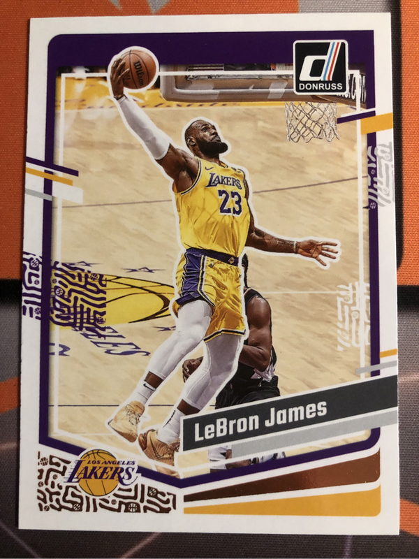 Lebron James 2023 Donruss NBA Basketball trading card