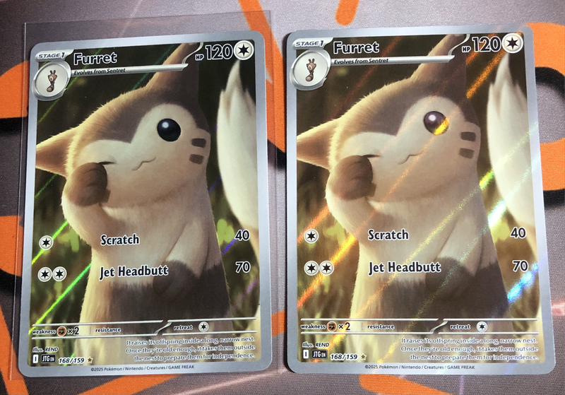 Furret 168/159 Journey together SV09 Pokemon trading card