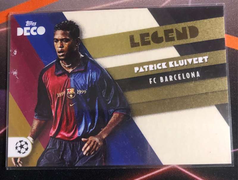 Patrick Kluivert Topps Deco 2022 Soccer trading card