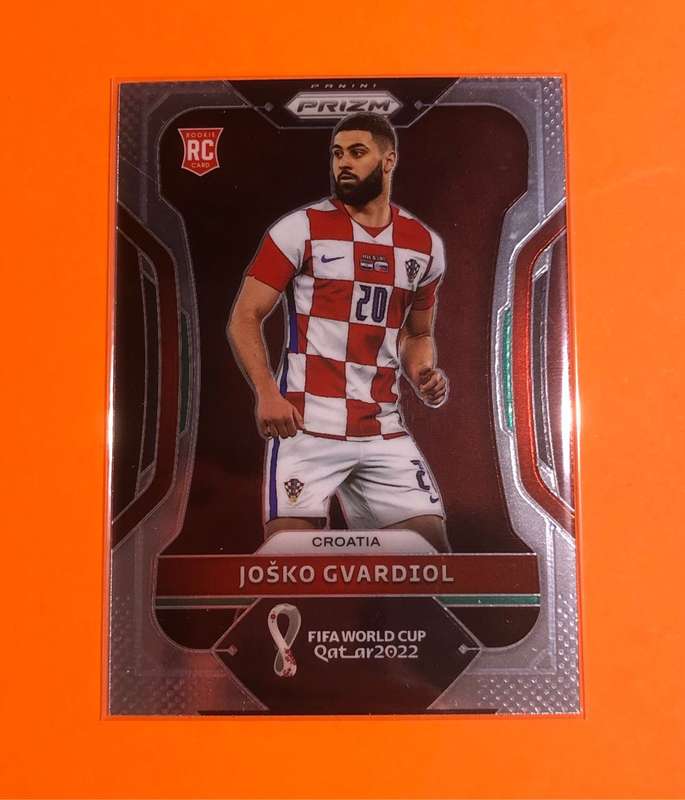 Josko Gvardiol ROOKIE Prizm World Cup 2022 Soccer trading card