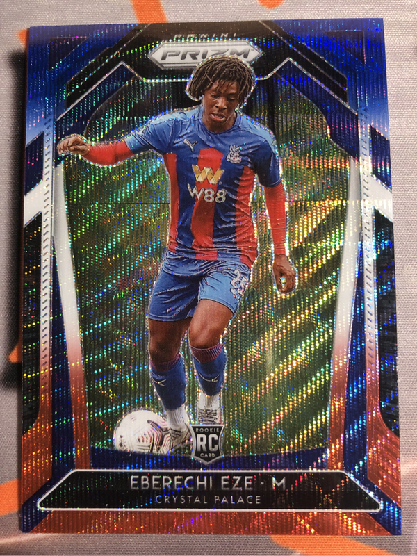 Eberechi Eze ULTRA Rare ROOKIE Tri-colour COLOUR MATCH Soccer trading card