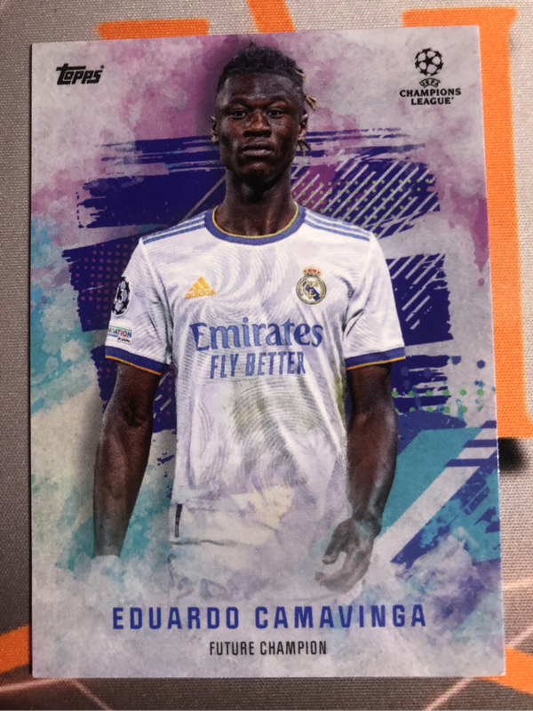 Camavinga Topps 2022 soccer trading card
