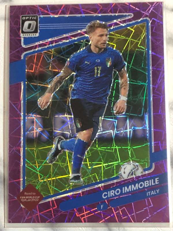 Ciro Immobile NUMBERED out of 99 Donruss Optic 2021 Soccer trading card