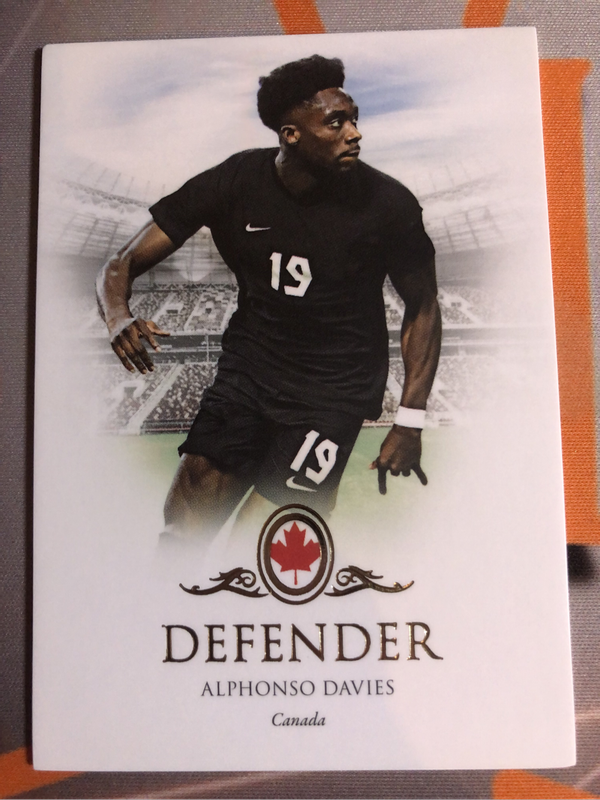 Alphonso Davies 2023 FUTERA High End Soccer trading card