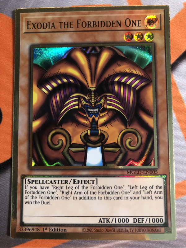 EXODIA Face MGED-EN005 NEAR MINT YuGiOh trading card