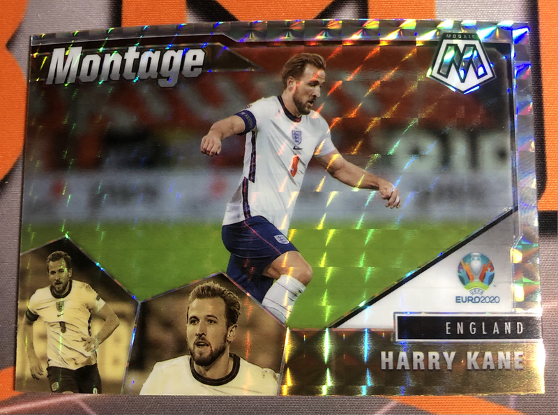 Harry Kane Montage Mirror REFRACTOR Euro Mosaic Soccer trading card