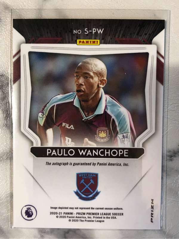 Paulo Wanchope Legend AUTOGRAPH Prizm breakaway 2020 soccer trading card
