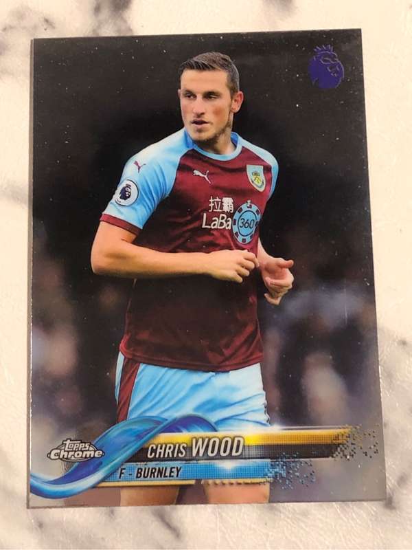Chris Wood Topps Chrome 2019 Soccer Trading card