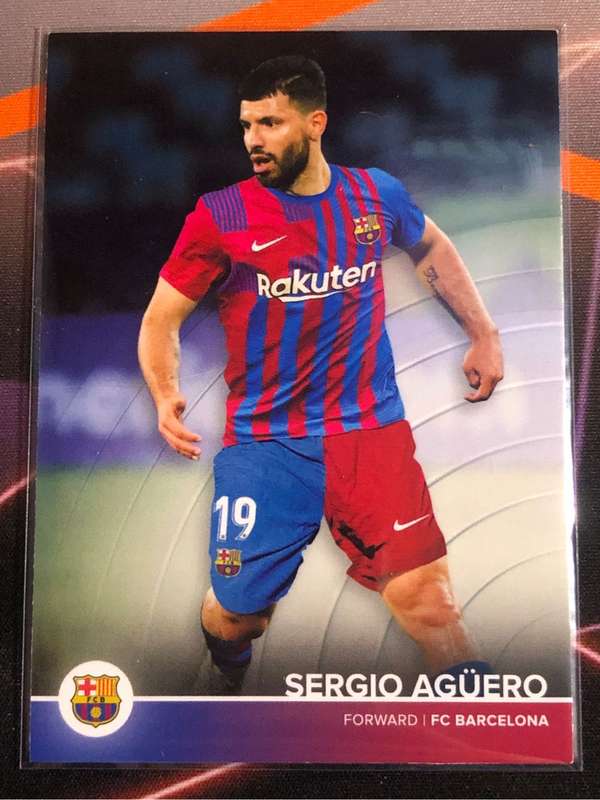 Sergio Agüero Topps FC Barcelona 2021 Soccer trading card