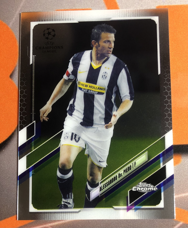 Alessandro Del Piero RARE Limited edition Steve Aoki Topps chrome soccer trading card