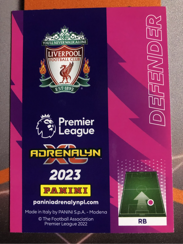 Trent Alexander Arnold XL Adrenalyne LIMITED EDITION Soccer trading card