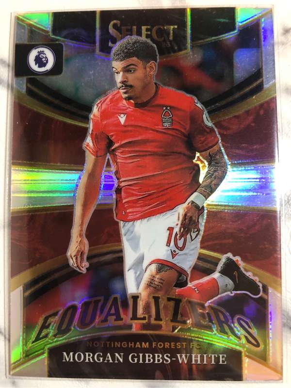 Morgan Gibbs White REFRACTOR Equalizers Select 2022 Soccer trading card