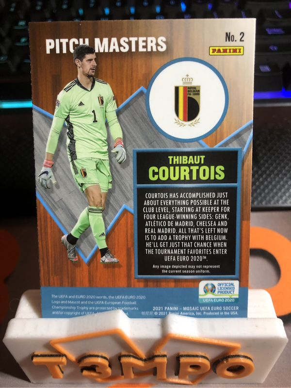 Courtois Rare 2021 soccer trading card