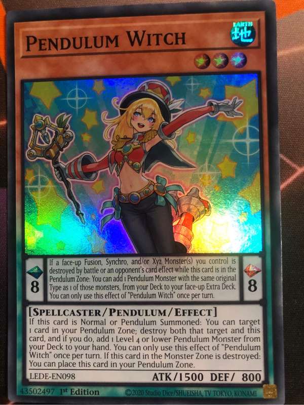 Pendulum Witch Holo LEDE-EN098 YuGiOh trading card
