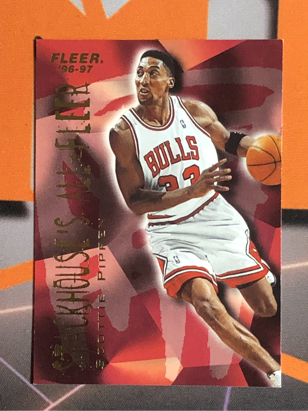 Scottie Pippen FLEER 1996 NBA Basketball trading card