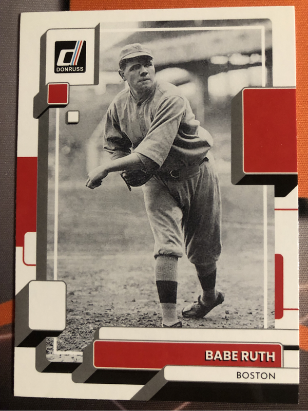 Babe Ruth Donruss Optic 2022 MLB Baseball trading card