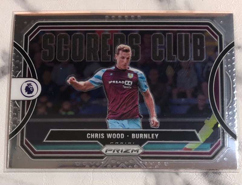 Chris Wood Scorers Club Prizm 2021 Soccer Trading card