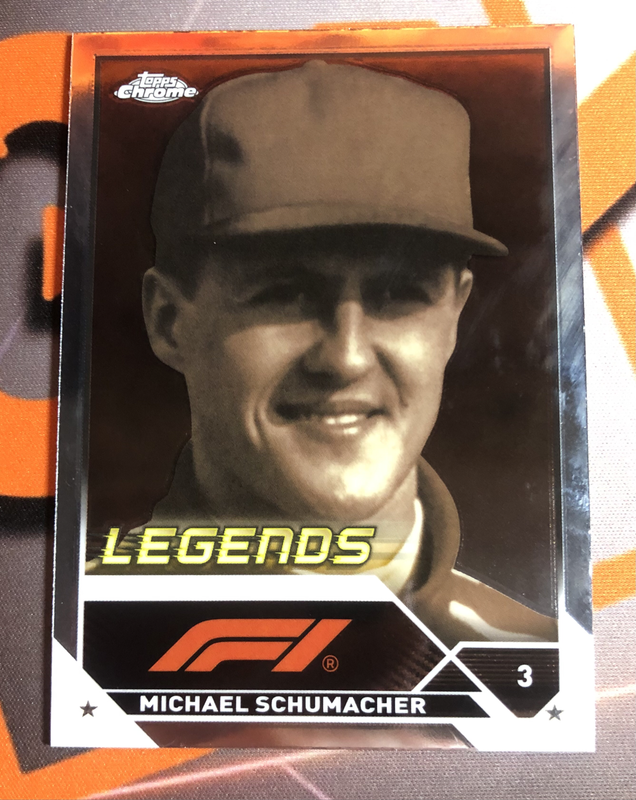 Michael Schumacher RARE Formula One 2023 F1 Topps Chrome trading card