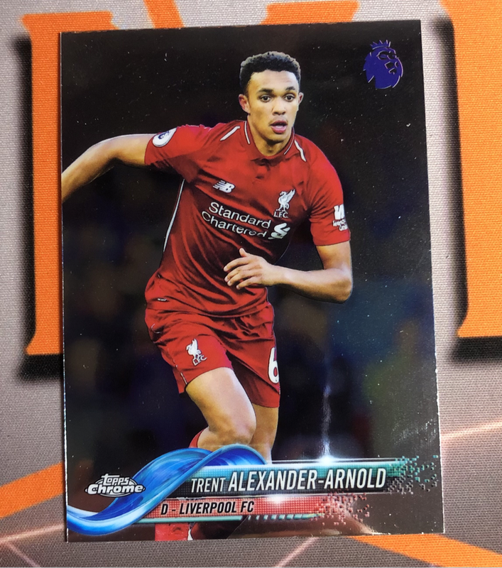 Trent Alexander EPL 2018 Topps chrome soccer trading card