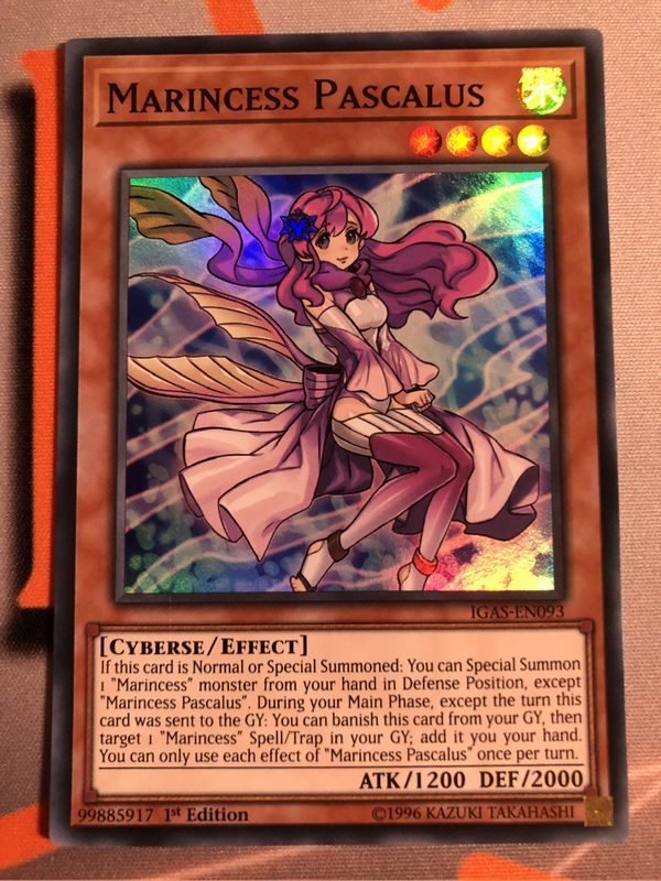 Marincess Pascalus IGAS-EN093 HOLO YuGiOh trading card