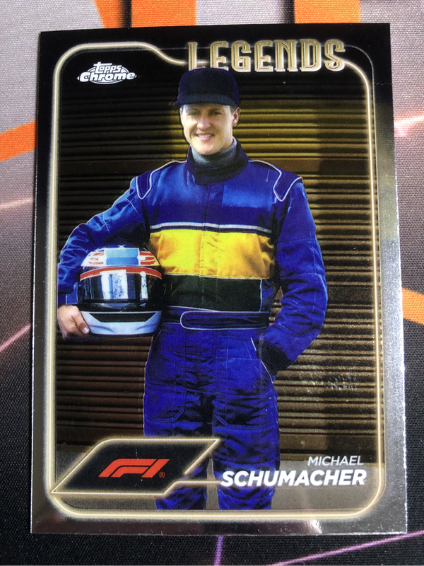 Michael Schumacher Topps Chrome 2024 F1 Formula One trading card