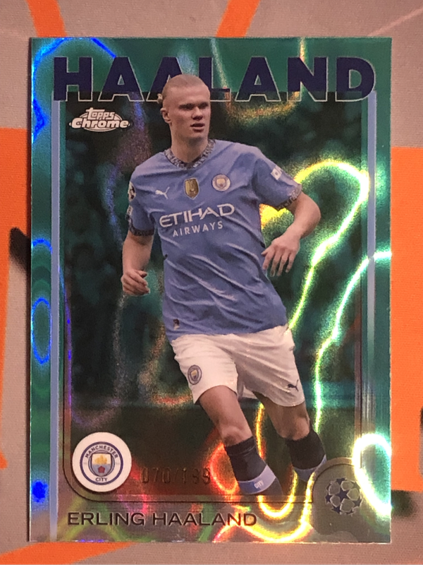 Erling Haaland New NUMBERED out of 199 2025 Soccer trading card