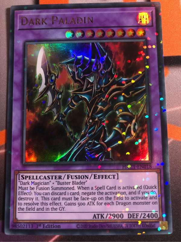 Dark Paladin HAC1-EN018 Ultra Rare YuGiOh trading card