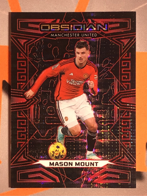 Mason Mount Obsidian NUMBERED out of 49 RARE colour match 2023 soccer trading card