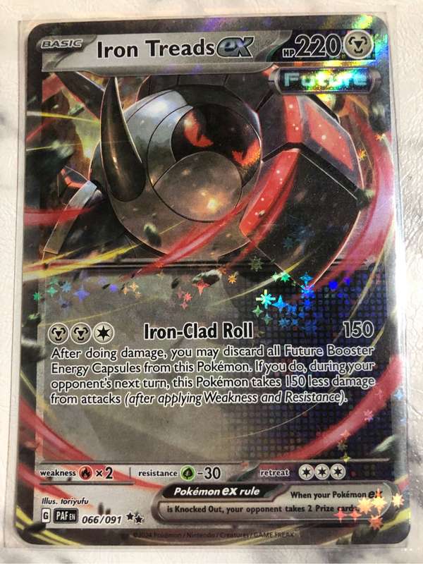 Iron Treads EX Double RARE Pokemon trading card