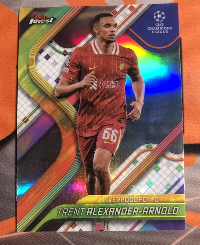Trent Alexander Arnold REFRACTOR NEW Liverpool Topps Finest 2025 soccer trading card