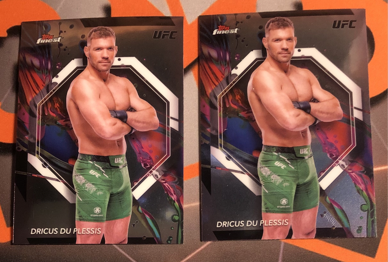 Dricus Du Plesis Topps Finest 2024 UFC trading card