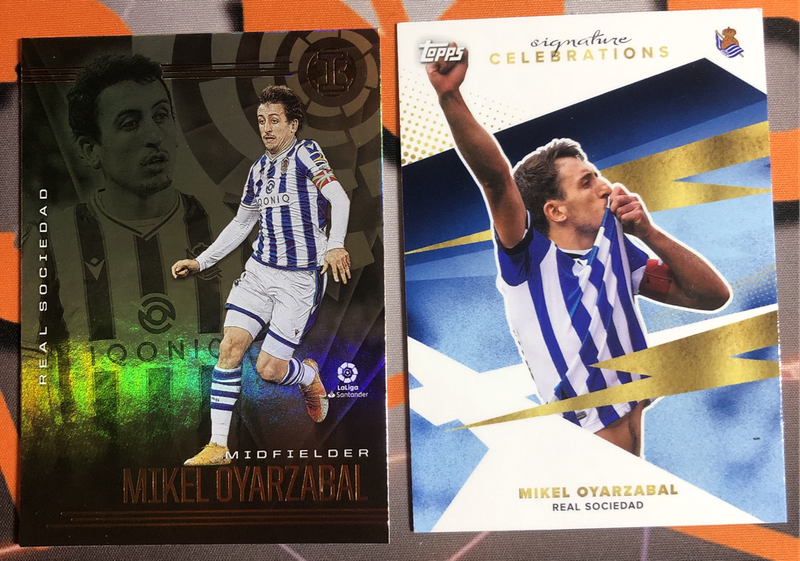 Mikel Oyarzabel BUNDLE of 2 RARE soccer trading cards