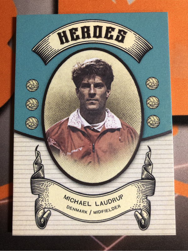 Michael Laudrup NUMBERED out of 250 HEROES FUTERA High End Soccer trading card