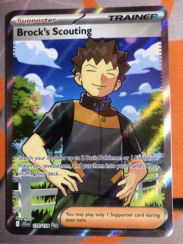 Brocks Scouting 179/159 Journey together SV09 Pokemon trading card