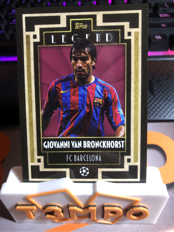 Giovanni Bronckhurst Topps deco 2022 soccer trading card